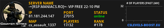 -=[RSP.MANIACS.RO]=- VIP FREE 22-10 PM