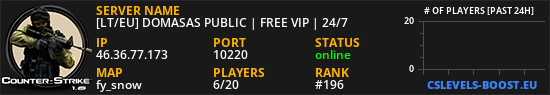 [LT/EU] DOMASAS PUBLIC | FREE VIP | 24/7