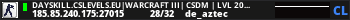 DAYSKILL.CSLEVELS.EU|WarcrafT III| CSDM | LVL 202